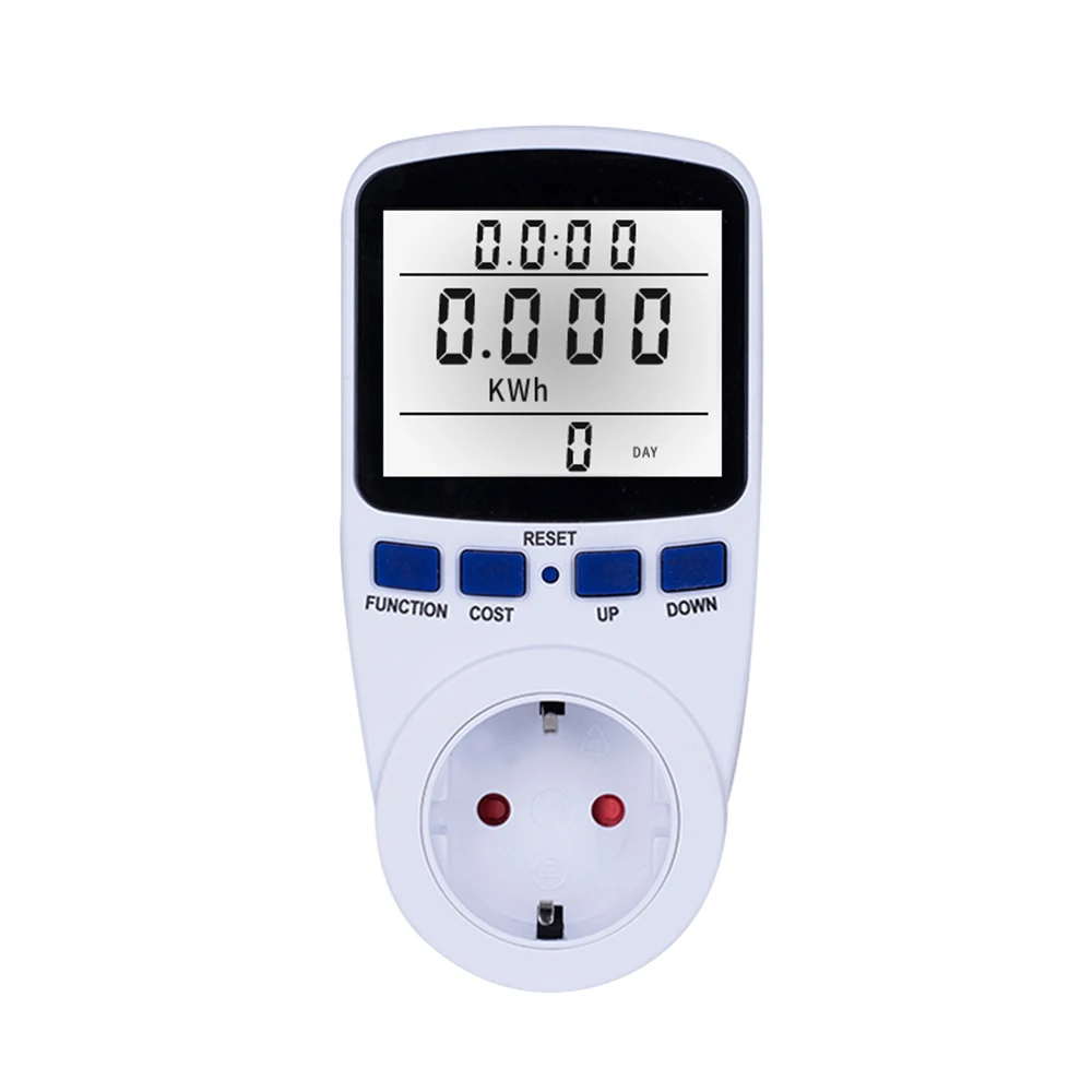 New Home Smart LCD Socket Electricity Usage Power Socket Energy Watt Volt Amps Wattage KWH Consumption Analyzer Monitor Socket
New Home Smart LCD Socket Electricity Usage Power Socket Energy Watt Volt Amps Wattage KWH Consumption Analyzer Monitor Socket