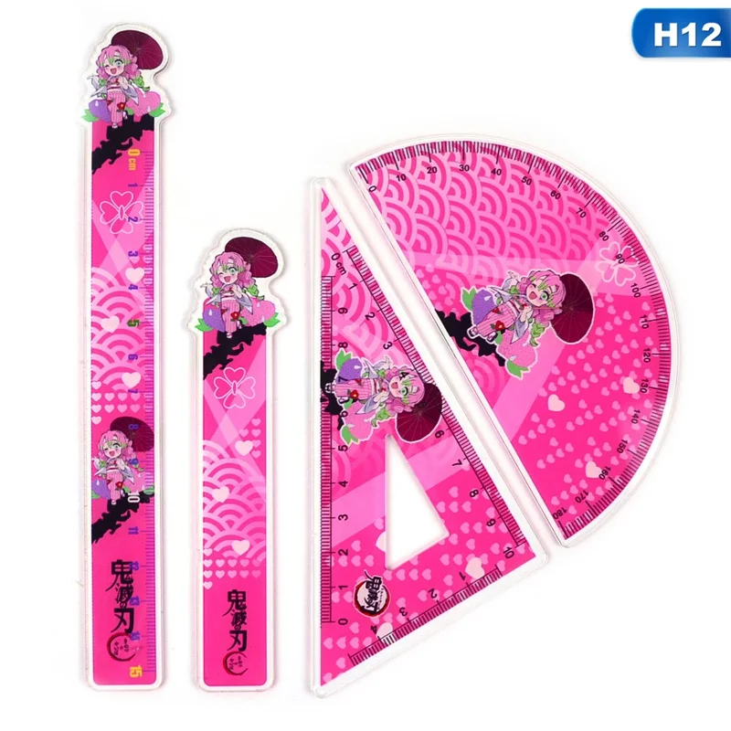 For Anime Demon Slayer: Kimetsu No Yaiba Cosplay Ruler Set Measuring Scale Students Cartoon Measure Ruler School Supplies 4Pcs
For Anime Demon Slayer: Kimetsu No Yaiba Cosplay Ruler Set Measuring Scale Students Cartoon Measure Ruler School Supplies 4Pcs