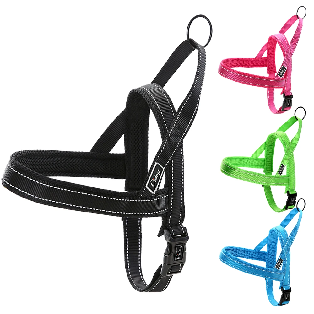 Mesh Dog Harness Nylon Pet Harness Reflective Quick Fit No Pull Dogs Vest Easy On and Off for Small to Large Dogs Bulldog Pug
Mesh Dog Harness Nylon Pet Harness Reflective Quick Fit No Pull Dogs Vest Easy On and Off for Small to Large Dogs Bulldog Pug