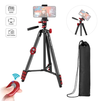 Neewer Phone Tripod Cell Phone Tripod 54 inch Travel Tripod Stand with Remote Cellphone Mount Holder 3-way Pan Head For Camera 
Neewer Phone Tripod Cell Phone Tripod 54 inch Travel Tripod Stand with Remote Cellphone Mount Holder 3-way Pan Head For Camera