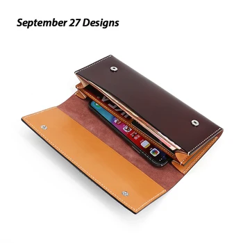 Genuine Leather Vegetable Tanning Full-grain Leather Long Wallet Retro Women's Business OL Men Commuting Long Purse Simple
Genuine Leather Vegetable Tanning Full-grain Leather Long Wallet Retro Women's Business OL Men Commuting Long Purse Simple