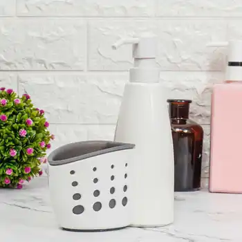 New 400ml 2 in 1 Soap Dispenser Storage Box Tabletop Manual Liquid Soap Dispensers Detergent Sponge Container Kitchen Bathroom
New 400ml 2 in 1 Soap Dispenser Storage Box Tabletop Manual Liquid Soap Dispensers Detergent Sponge Container Kitchen Bathroom