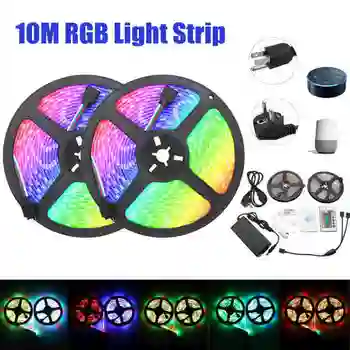 10M RGB LED Strip Light SMD 2835 Waterproof RGB Tape DC12V Ribbon Diode led Strips Light Flexible Stripe Lamp IR WIFI Controller
10M RGB LED Strip Light SMD 2835 Waterproof RGB Tape DC12V Ribbon Diode led Strips Light Flexible Stripe Lamp IR WIFI Controller