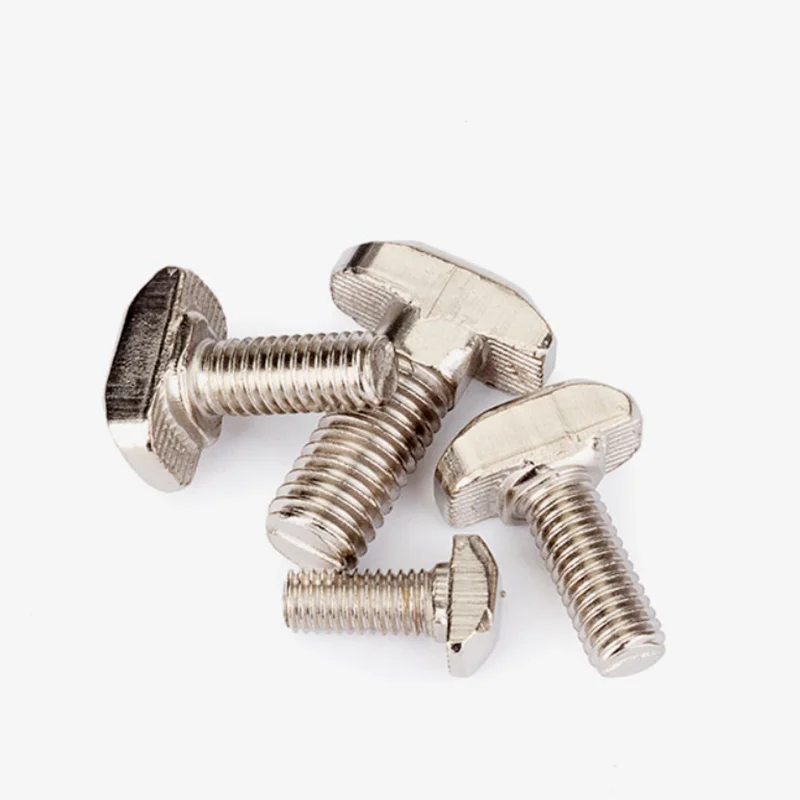 100Pcs M5 M6 M8 T Hammer Head T Bolt Connector T head bolts Screws for 20/30/40/45 Aluminum Profiles
100Pcs M5 M6 M8 T Hammer Head T Bolt Connector T head bolts Screws for 20/30/40/45 Aluminum Profiles