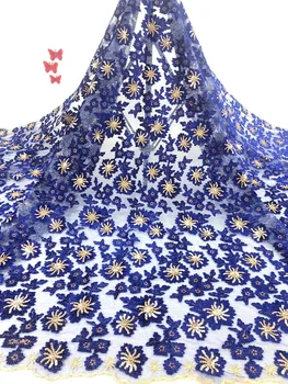 high quality African sequin lace fabric French mesh embroidered tulle lace fabric, suitable for Nigerian wedding dress J0430 
high quality African sequin lace fabric French mesh embroidered tulle lace fabric, suitable for Nigerian wedding dress J0430