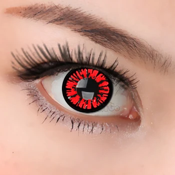 Color Halloween Cosplay 2pcs/pair Yearly Colored Contact Lenses Crazy Contact Lens Cosmetic For Anime Eyes CL312 RED BERRY
Color Halloween Cosplay 2pcs/pair Yearly Colored Contact Lenses Crazy Contact Lens Cosmetic For Anime Eyes CL312 RED BERRY