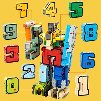 15PCS Assembling Building Blocks Educational Toys Action Figure Transformation Number Robot Deformation Robot Toy for Children
15PCS Assembling Building Blocks Educational Toys Action Figure Transformation Number Robot Deformation Robot Toy for Children