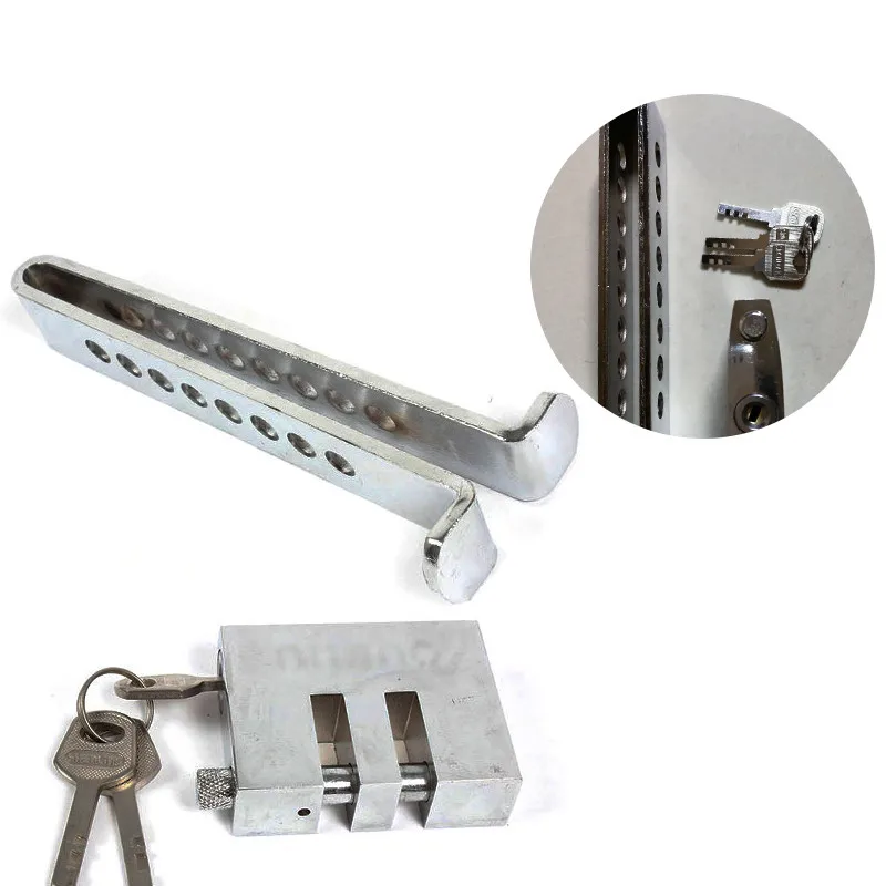 Car Lock Auto Universal 8 Holes Brake Pedal Lock Security Steel Anti-Theft Tool Throttle Accelerator Pedal Lock Car Clutch Lock
Car Lock Auto Universal 8 Holes Brake Pedal Lock Security Steel Anti-Theft Tool Throttle Accelerator Pedal Lock Car Clutch Lock