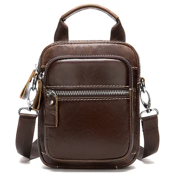Mens Shoulder Genuine Leather Bag Vintage Waist Pack Wearing Belt Phone Small Pocket Male Casual Business Messenger Bag Handbag
Mens Shoulder Genuine Leather Bag Vintage Waist Pack Wearing Belt Phone Small Pocket Male Casual Business Messenger Bag Handbag