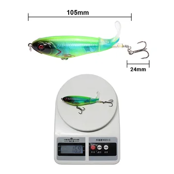 Propeller Tractor Hard 17G 10.5cm Lures Bait Floating Pencil Lures Bait Fishing Fishing Gear
Propeller Tractor Hard 17G 10.5cm Lures Bait Floating Pencil Lures Bait Fishing Fishing Gear