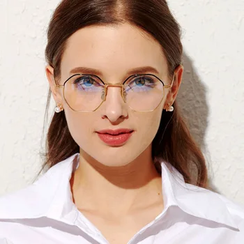 Pure Titanium Ultra Light Large Frame Polygon Irregular Blue Light Blocking Glasses Computer Myopia Glasses Frame Female NX
Pure Titanium Ultra Light Large Frame Polygon Irregular Blue Light Blocking Glasses Computer Myopia Glasses Frame Female NX