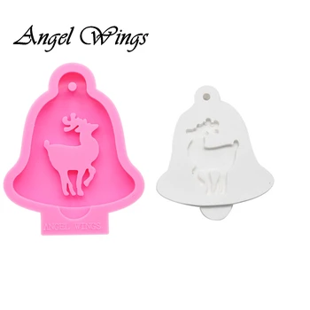 Shiny Bell shape christmas tree/deer shape Silicone epoxy Resin Molds Craft Molds Decorative Craft DIY bracelet mold DY0130
Shiny Bell shape christmas tree/deer shape Silicone epoxy Resin Molds Craft Molds Decorative Craft DIY bracelet mold DY0130