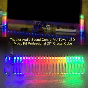 Professional Level Display LED Music Home Audio Theater Column Practical Kit VU Tower Fantasy Sound Control Crystal Cube DIY
Professional Level Display LED Music Home Audio Theater Column Practical Kit VU Tower Fantasy Sound Control Crystal Cube DIY
