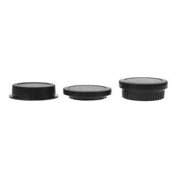 Rear Lens Body Cap Camera Cover Set Dust Screw Mount Protection Plastic Black Replacement for Canon EOS EF EFS 5DII 5DIII 6D
Rear Lens Body Cap Camera Cover Set Dust Screw Mount Protection Plastic Black Replacement for Canon EOS EF EFS 5DII 5DIII 6D