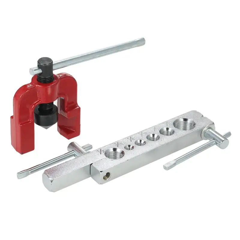 TOP 6 Dies Tubing Pipe Flaring Tools Set Kits Woodworking Metal Extension Tools 3/16-5/8 Air Brake Line Flaring Tubes
TOP 6 Dies Tubing Pipe Flaring Tools Set Kits Woodworking Metal Extension Tools 3/16-5/8 Air Brake Line Flaring Tubes