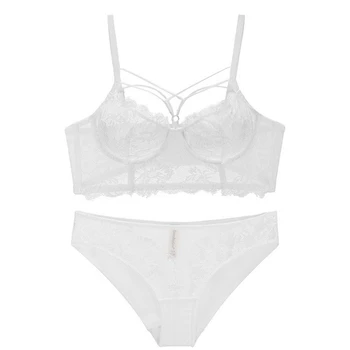 Woman gather lace bra set breathable non-cotton pad bra bra sexy cross chest strap comfortable breathable underwear set WT018
Woman gather lace bra set breathable non-cotton pad bra bra sexy cross chest strap comfortable breathable underwear set WT018
