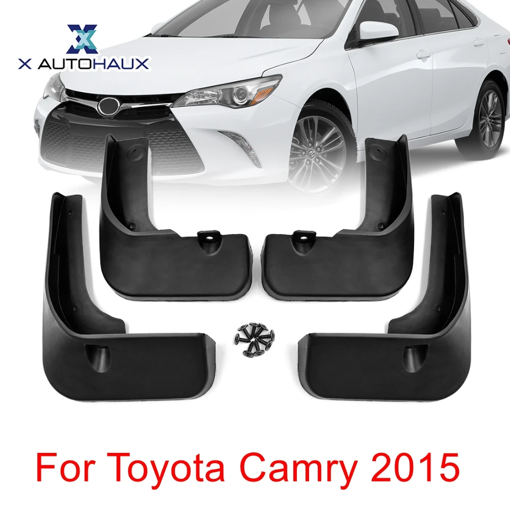 X AUTOHAUX 4PCS Black Plastic Front Rear Fender Mud Flaps Mudguards Splash Guards Set Fit For Toyota Camry 2015
X AUTOHAUX 4PCS Black Plastic Front Rear Fender Mud Flaps Mudguards Splash Guards Set Fit For Toyota Camry 2015