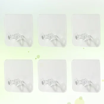 10pcs Transparent Plastic Sticky Pasting Multi Purpose Ceiling Towel Phone Plug Shaving Razor Hooks Hangers for Kitchen 
10pcs Transparent Plastic Sticky Pasting Multi Purpose Ceiling Towel Phone Plug Shaving Razor Hooks Hangers for Kitchen