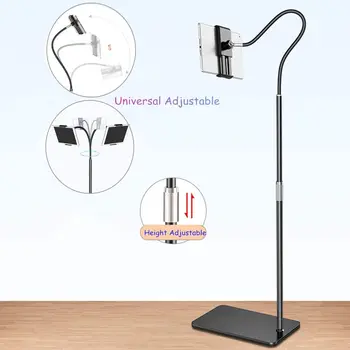 Tablet Gooseneck Floor Stand Height Adjustable, Cell Phone Bed Floor Stand, Tablet Treadmill Floor Stand with Stable Base
Tablet Gooseneck Floor Stand Height Adjustable, Cell Phone Bed Floor Stand, Tablet Treadmill Floor Stand with Stable Base