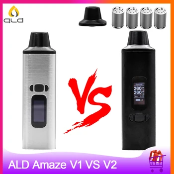 ALD AMAZE WOW V1 V2 Dry Herb vaporizer OLED Display With Herb Container Herbal Vape Pen Electronic Cigarette Kit VS Nokiva
ALD AMAZE WOW V1 V2 Dry Herb vaporizer OLED Display With Herb Container Herbal Vape Pen Electronic Cigarette Kit VS Nokiva