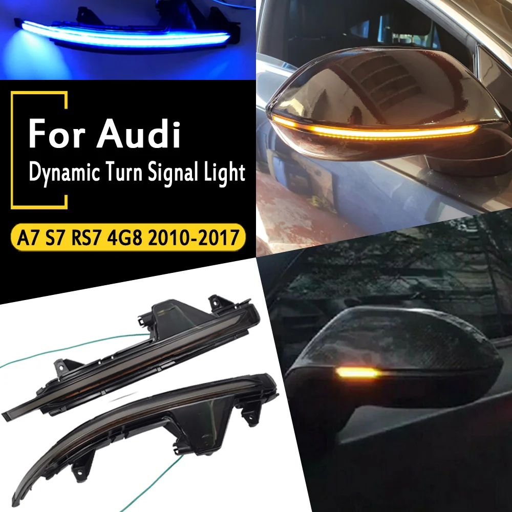 For Audi A7 S7 RS7 4G8 2010-2017 Side Rear-View Mirror Light Flowing Water Blinker LED Dynamic Turn Signal Light
For Audi A7 S7 RS7 4G8 2010-2017 Side Rear-View Mirror Light Flowing Water Blinker LED Dynamic Turn Signal Light