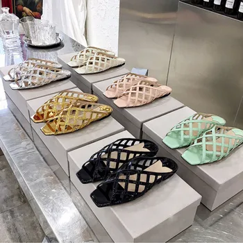 Summer square open toe net hole mules celebrity designer flat beach slippers gladiator shoes women
Summer square open toe net hole mules celebrity designer flat beach slippers gladiator shoes women