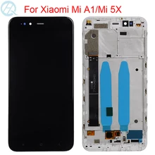 Ensemble écran tactile LCD avec châssis, 5.5 pouces, pour Xiaomi Mi A1 5X, Original, 10 pièces=