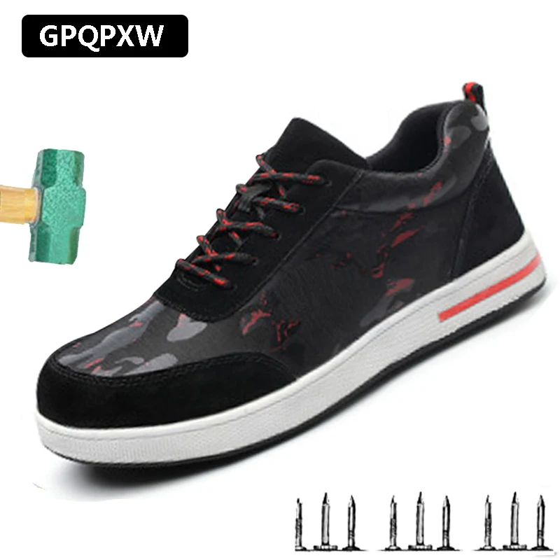 2019 Outdoor Lightweight Non-slip Men's Shoes Summer Deodorant Breathable Safety Shoes Anti-smashing Anti-puncture Work Boots
2019 Outdoor Lightweight Non-slip Men's Shoes Summer Deodorant Breathable Safety Shoes Anti-smashing Anti-puncture Work Boots