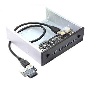 Two Switch & USB 3.0 HUB 4 Ports Front Panel to 20Pin Cable for 5.25" CD-ROM Bay
Two Switch & USB 3.0 HUB 4 Ports Front Panel to 20Pin Cable for 5.25" CD-ROM Bay