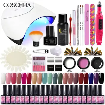 COSCELIA UV Gel Nail Polish For Nail Extension Set Semi Permanant Soak Off Gel Varnish For Nail Art Kit Nails Manicure Tools
COSCELIA UV Gel Nail Polish For Nail Extension Set Semi Permanant Soak Off Gel Varnish For Nail Art Kit Nails Manicure Tools