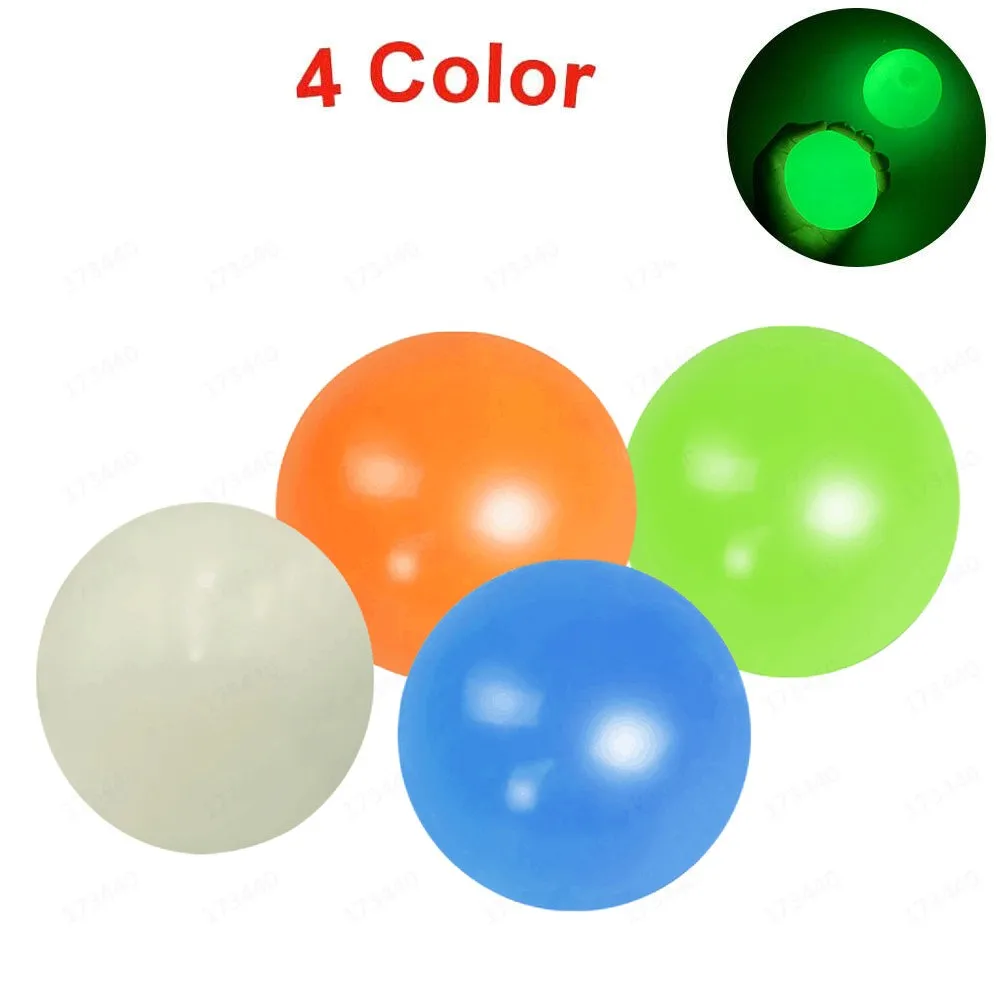 4pcs Sticky Ball 2021 NEW Luminous Net Red Explosive Ceiling Ball Stress Reliever УШ Sticky Wall Hot Sale Decompression Toy
4pcs Sticky Ball 2021 NEW Luminous Net Red Explosive Ceiling Ball Stress Reliever УШ Sticky Wall Hot Sale Decompression Toy