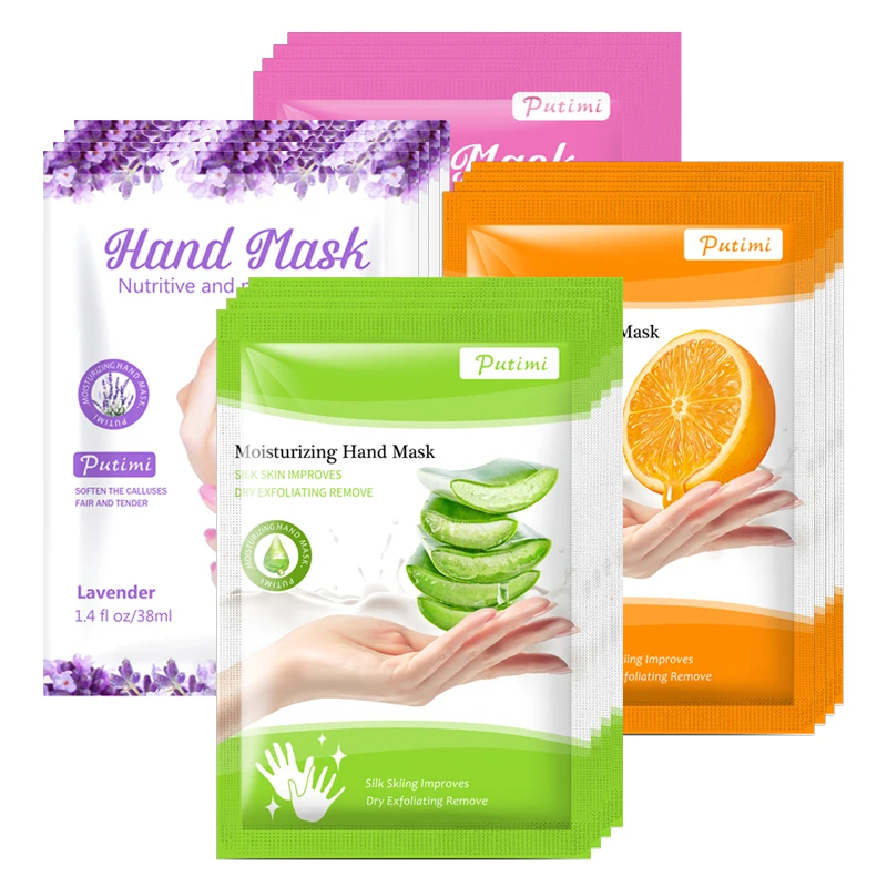 PUTIMI 4Packs Hand Mask Moisturizing Hand Care Whitening Hand Mask Exfoliating Hand Scrub Remove Dry Dead Skin Care Spa Gloves
PUTIMI 4Packs Hand Mask Moisturizing Hand Care Whitening Hand Mask Exfoliating Hand Scrub Remove Dry Dead Skin Care Spa Gloves