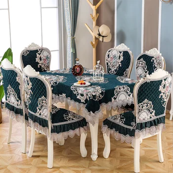 Chair Cover New Lace Embroidery European-style Chinese Dining Chair Cushion Cover Coffee Table Square Table / Round Table Cloth
Chair Cover New Lace Embroidery European-style Chinese Dining Chair Cushion Cover Coffee Table Square Table / Round Table Cloth