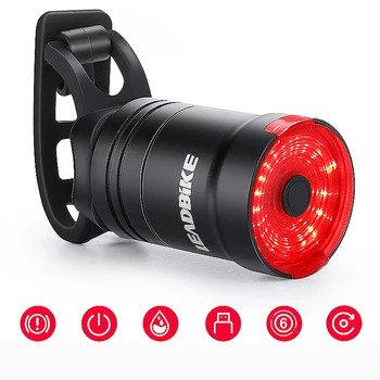 NEWBOLER Smart LED Bicycle Tail Light Usb Chargeable Bike Rear Lights Auto Start/Stop Brake Sensing Safety Warning Cycling Light
NEWBOLER Smart LED Bicycle Tail Light Usb Chargeable Bike Rear Lights Auto Start/Stop Brake Sensing Safety Warning Cycling Light