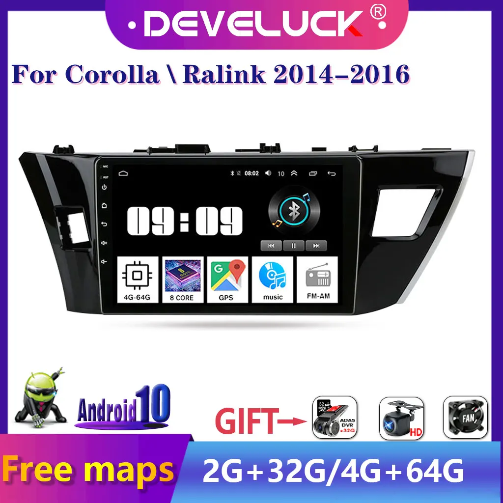 2 Din Android 10 Car Radio Multimedia video Player Navigation GPS For Toyota Corolla \ Ralink 2014 2015 2016 2din Sterero Screen
2 Din Android 10 Car Radio Multimedia video Player Navigation GPS For Toyota Corolla \ Ralink 2014 2015 2016 2din Sterero Screen