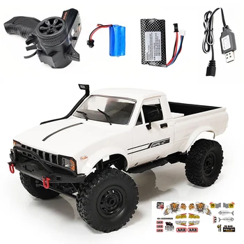2.4G Remote Control Climbing Car, USB Rechargeable Four-Wheel Drive Pickup, Kids RC Car Model Toy, 1:16
2.4G Remote Control Climbing Car, USB Rechargeable Four-Wheel Drive Pickup, Kids RC Car Model Toy, 1:16