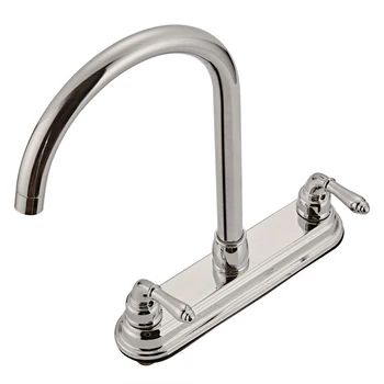 2-Handle Kitchen Chrome Faucet Sink Mixer Tap Swivel Spout Faucet Classic Swivel Copper Single Hole Faucets taps
2-Handle Kitchen Chrome Faucet Sink Mixer Tap Swivel Spout Faucet Classic Swivel Copper Single Hole Faucets taps