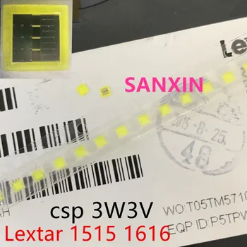 Original Lextar LED 1616 Light Beads Cool white High Power 3W 3V 190LM For LED LCD TV Backlight Application CSP 2000pcs
Original Lextar LED 1616 Light Beads Cool white High Power 3W 3V 190LM For LED LCD TV Backlight Application CSP 2000pcs