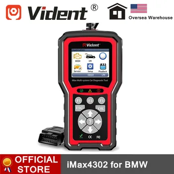Original VIDENT iMax4302 iMax 4302 for BMW Full System Diagnostic Tool with 9 Special Functions OBDII / EOBD Engine Scanner
Original VIDENT iMax4302 iMax 4302 for BMW Full System Diagnostic Tool with 9 Special Functions OBDII / EOBD Engine Scanner
