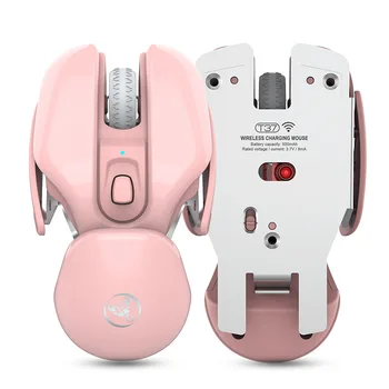 Rechargeable 2.4G Wireless Mouse Metal Noiseless Silent Click Optical Mouse with USB Receiver 500mAh Lithium Battery Gaming Mice
Rechargeable 2.4G Wireless Mouse Metal Noiseless Silent Click Optical Mouse with USB Receiver 500mAh Lithium Battery Gaming Mice