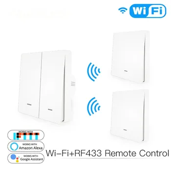 2020 WiFi Smart Push Button Switch for EWeLink Tuya Smart App Remote Control Vioce Control Via Alexa Echo Google Home Smart Home
2020 WiFi Smart Push Button Switch for EWeLink Tuya Smart App Remote Control Vioce Control Via Alexa Echo Google Home Smart Home