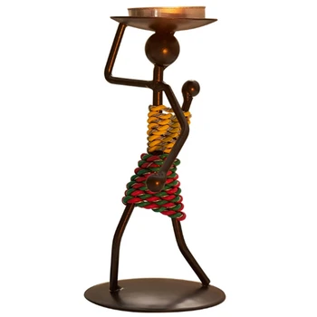 Vintage Metal Candlestick Home Decoration Candlestick Decor Miniature Home Decor Art Gifts 
Vintage Metal Candlestick Home Decoration Candlestick Decor Miniature Home Decor Art Gifts