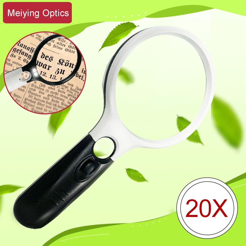 Handheld 3X 45X Illuminated Magnifier Microscope Magnifying Glass Aid Reading for Seniors loupe Jewelry Repair Tool With 2 LED
Handheld 3X 45X Illuminated Magnifier Microscope Magnifying Glass Aid Reading for Seniors loupe Jewelry Repair Tool With 2 LED