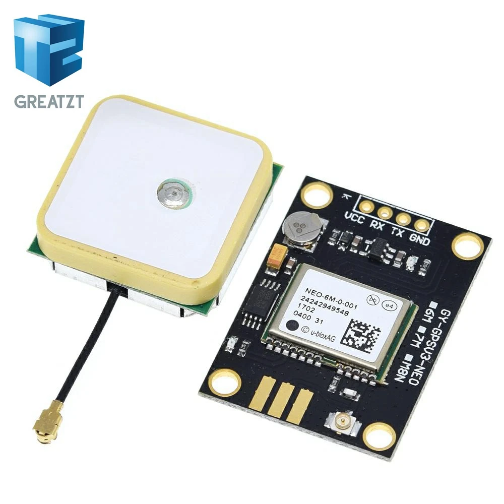 GY-NEO6MV2 new NEO-6M GPS Module NEO6MV2 with Flight Control EEPROM MWC APM2.5 large antenna for arduino
GY-NEO6MV2 new NEO-6M GPS Module NEO6MV2 with Flight Control EEPROM MWC APM2.5 large antenna for arduino