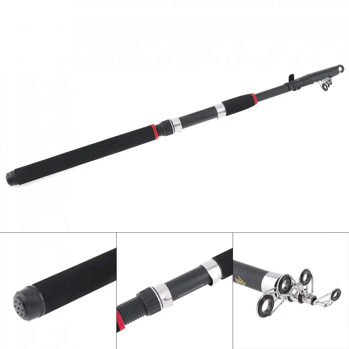 2.1m 2.4m Fishing Rod Reel Line Combo Full Kits Spinning Reel Pole Set with Carp Fishing Lures Float Hooks Beads Bell Lead
2.1m 2.4m Fishing Rod Reel Line Combo Full Kits Spinning Reel Pole Set with Carp Fishing Lures Float Hooks Beads Bell Lead
