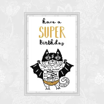 Happy birthday to you Embroidery Painting 11CT Printed Fabric 14CT Canvas DMC Counted Chinese Cross Stitch Kits Needlework
Happy birthday to you Embroidery Painting 11CT Printed Fabric 14CT Canvas DMC Counted Chinese Cross Stitch Kits Needlework
