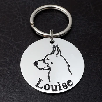 Personalized Dog Memorial Keychain, German Shepard Keychain, Pet Memorial Keyring Customized Key Chain Gift, Loss of Dog Gift 
Personalized Dog Memorial Keychain, German Shepard Keychain, Pet Memorial Keyring Customized Key Chain Gift, Loss of Dog Gift
