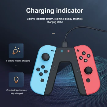 Fast Charging Handle Grip For Nintendo Switch JoyCon Controller Charger Dock Station NS Gamepad Stand Holder
Fast Charging Handle Grip For Nintendo Switch JoyCon Controller Charger Dock Station NS Gamepad Stand Holder