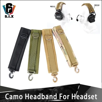 Tactical Fan Camouflage Canvas Universal Headphones Headband with Molle Belt Hunting Accessories For Sordin Comtac Headset
Tactical Fan Camouflage Canvas Universal Headphones Headband with Molle Belt Hunting Accessories For Sordin Comtac Headset