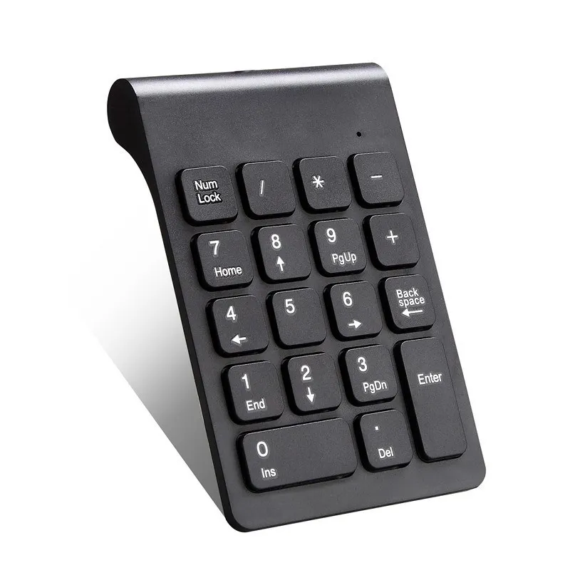 

New Air Touch Silent Plug And Play 2.4GHz Wireless USB Numeric Keypad Numpad Number 18 Keys Pad Laptop PC 0